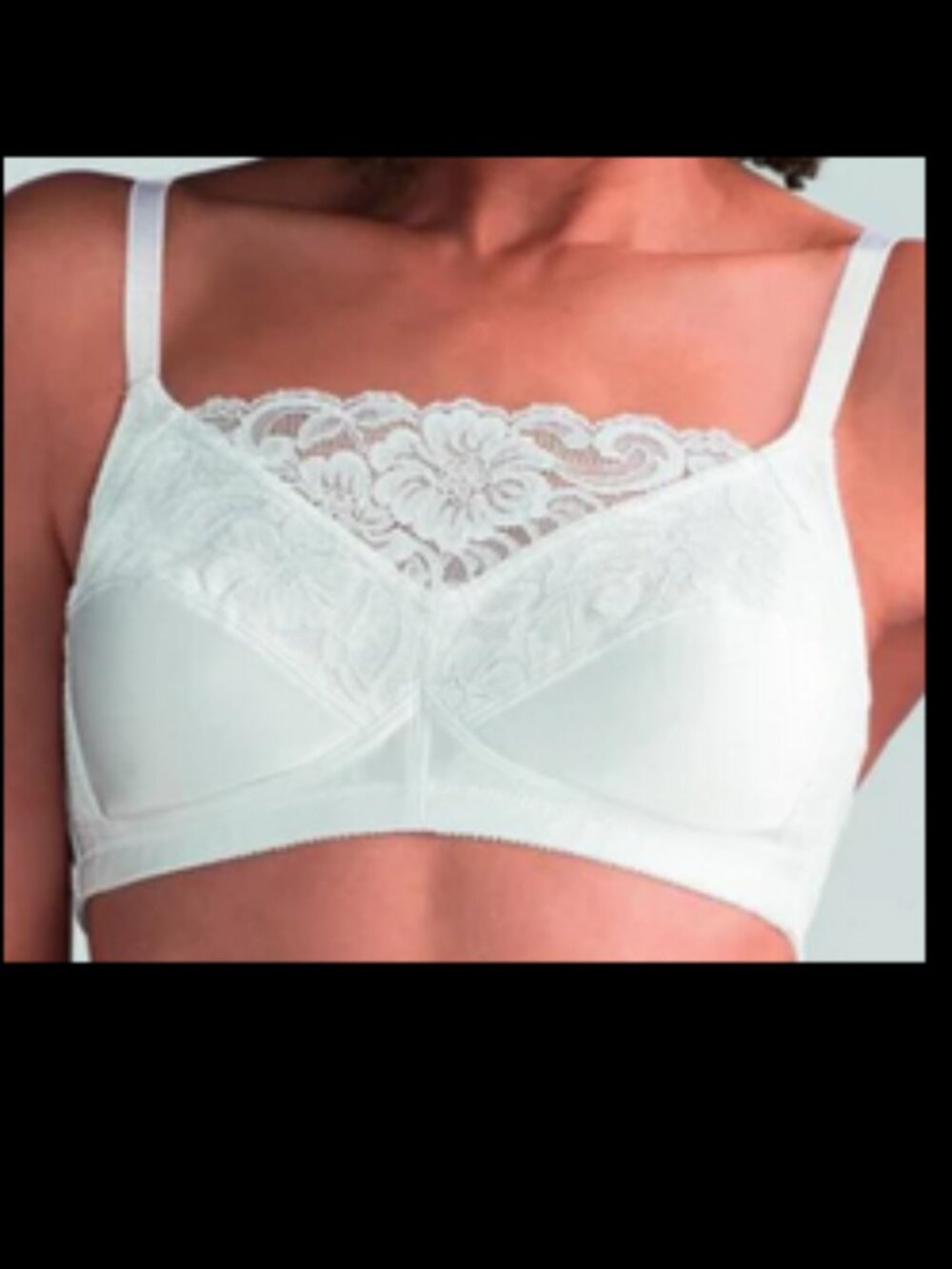 New Amoena Isabel Wire-free Camisole Bra Womens Sz 44A